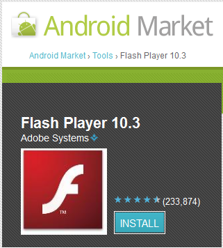 how to get adobe flash player on tablet