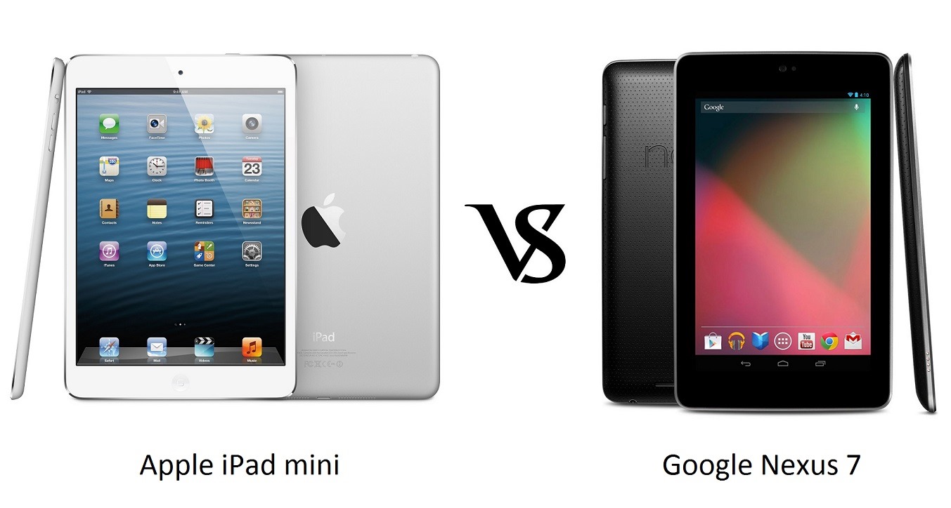 Apple iPad mini Vs. Google Nexus 7 Specs Comparison Gadgetian