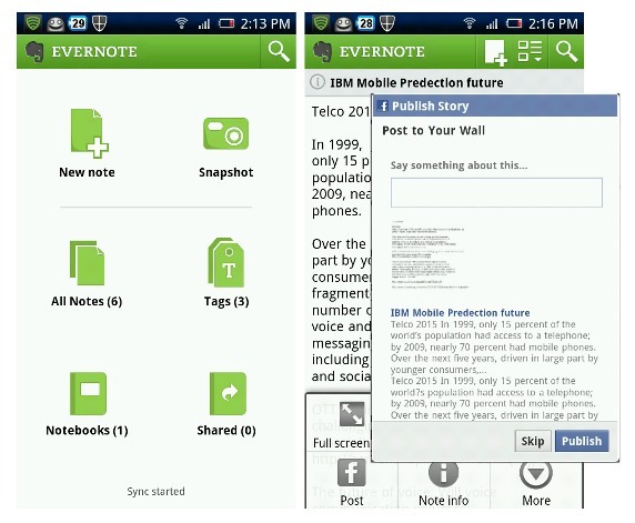 how to add font in evernote android