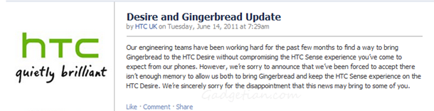 Htc desire 2.3 upgrade facebook