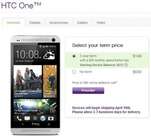 Telus HTC One Pre-Orders Start Now; Order Yours For Just $149 Telus HTC One Pre-Orders Start Now; Order Yours For Just $149