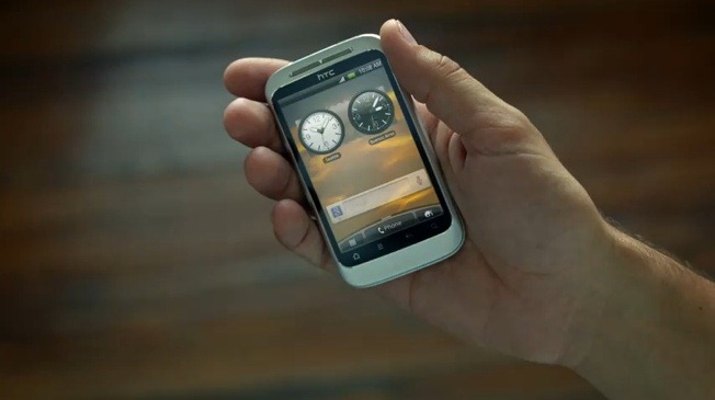 HTC Wildfire 2 makes a cameo in the company's commercial video?