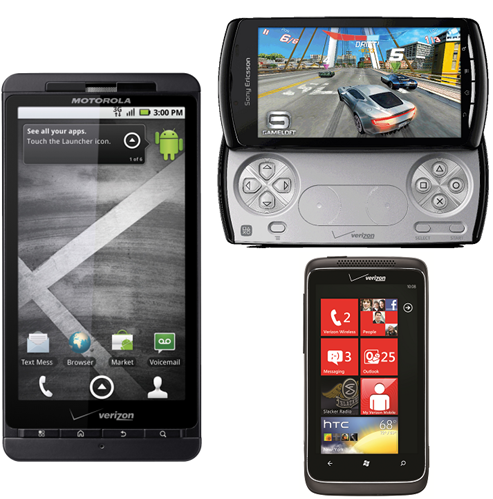 Verizon] Motorola Droid X2 Vs. Sony Ericsson Xperia Play Vs. HTC ...