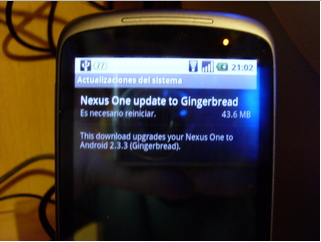 Nexus One Android 2.3.3 update