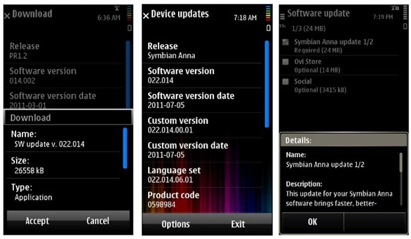 Symbian Anna OS OTA Update For Nokia N8