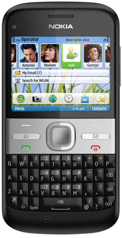 nokia e5-00. The Nokia E5-00 is a solid,