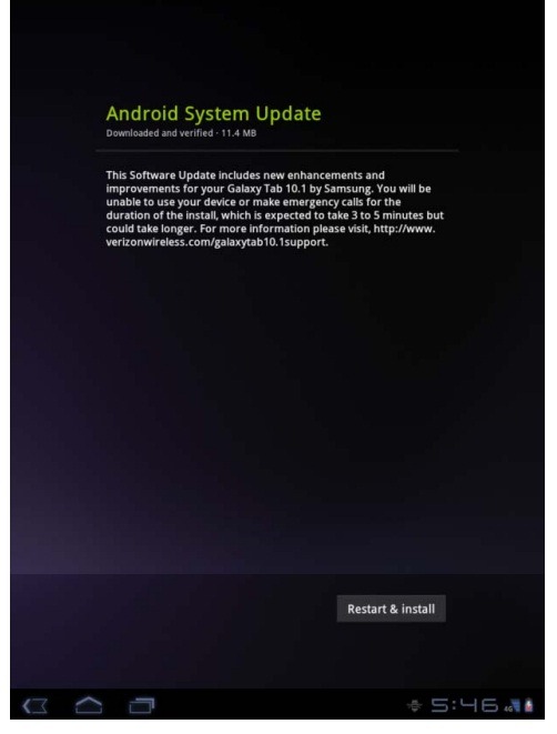 samsung tab 10.1 android 10