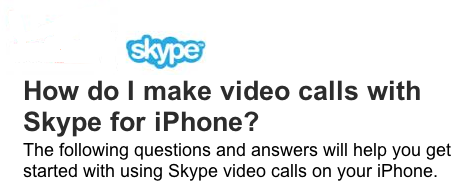 Skype debuting Video Chat for