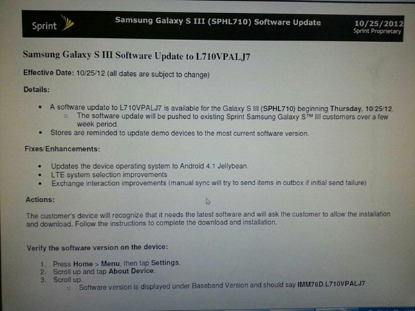 Software Update For Samsung Galaxy S