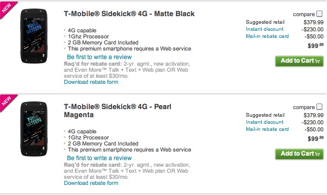 sidekick 4g magenta. Check: T-Mobile Sidekick 4G