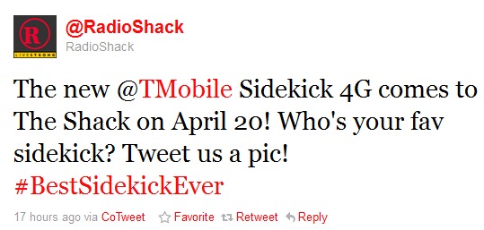 new sidekick 4g release date. T-Mobile Sidekick 4G Now