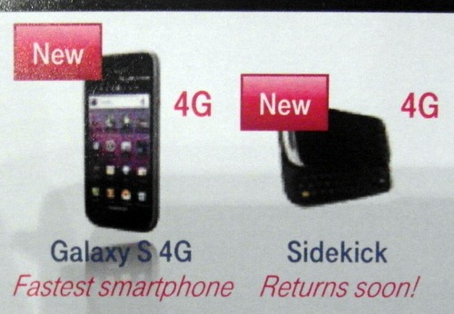 sidekick 4g release date. as T-Mobile Sidekick 4G.