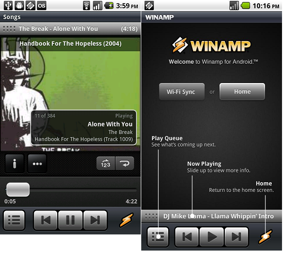 what happened to winamp for android