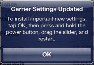 Verizon iPhone 5 Carrier Settings Update 13.1 fixes Wi-Fi problem
