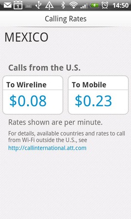 AT&T Call International App