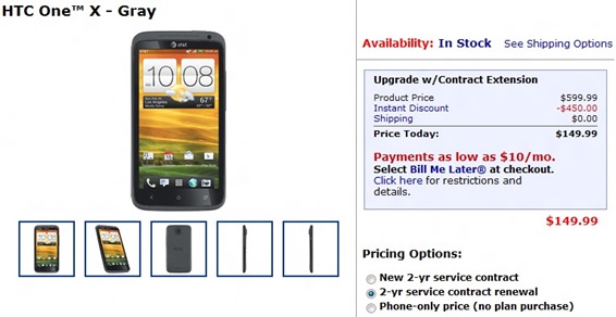 AT&T HTC One X Price Cut By Walmart