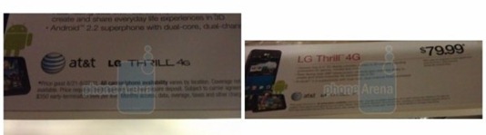 AT&T’s LG Thrill 4G To Hit Target Stores For Just $79.99