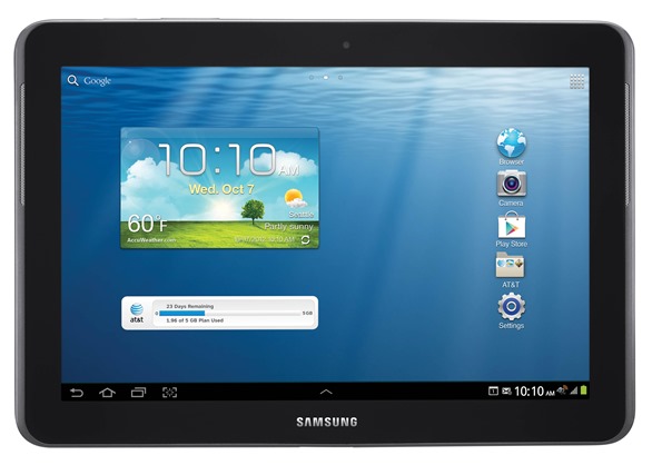  AT&T's Samsung GALAXY Tab 2 10.1