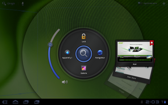 Acer Iconia Tab A200 Screenshot