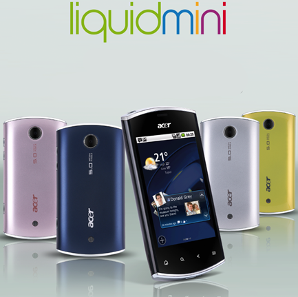 Acer Liquidmini With Froyo