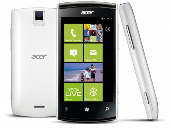 Acer W4 Allegro Windows Phone