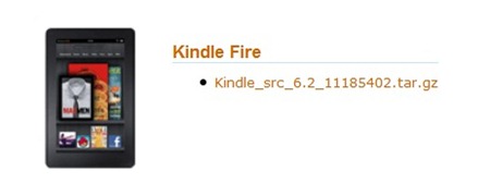 Amazon Kindle Fire Kernel Source Code