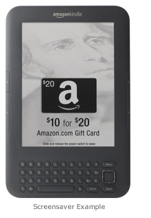 Amazon Kindle ad-supported 3G