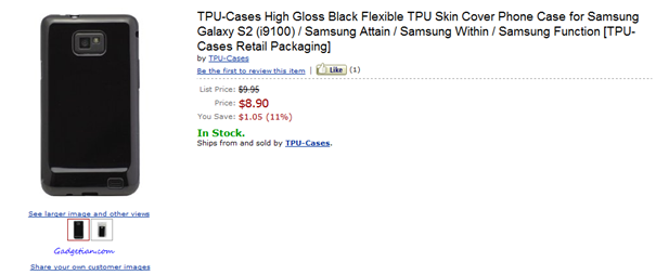 Amazon Samsung Galaxy S II US variants' case