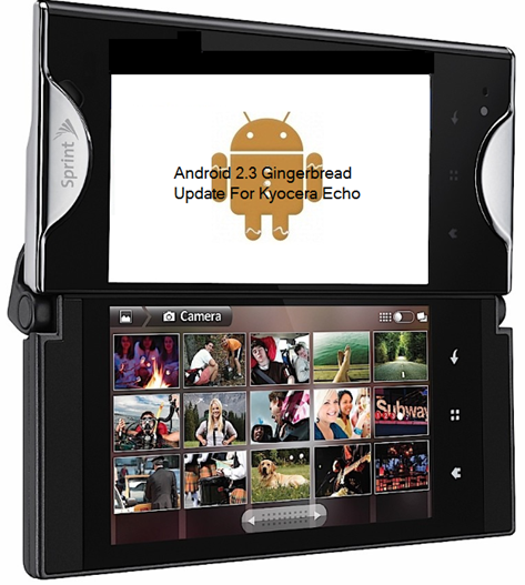 Kyocera Echo Gets Android 2.3 Gingerbread Update 2.002SP