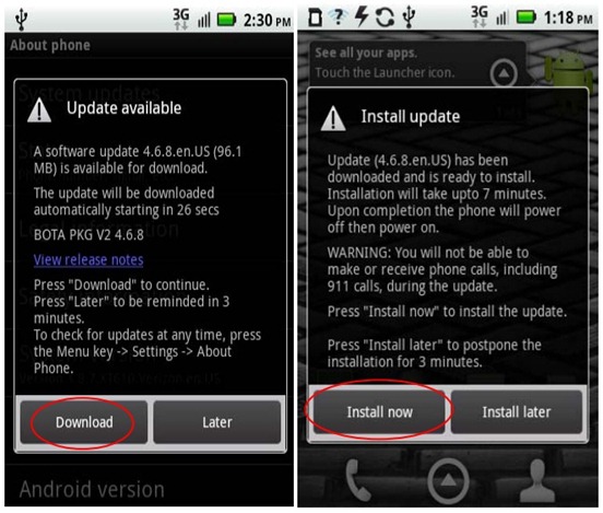 Verizon’s Motorola Droid Pro Gets Gingerbread Update 4.6.8.XT610