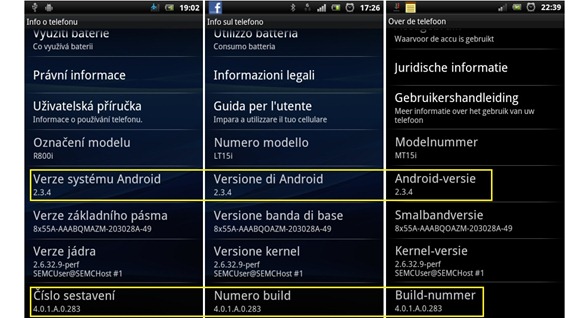 Android 2.3.4 Gingerbread For SE Xperia Arc, Play and Neo 
