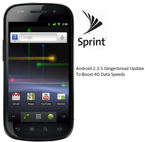 Android 2.3.5 Update For Sprint's Nexus S 4G From July 25th