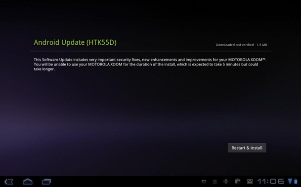 Motorola Xoom Gets Android 3.2.1 Update HTK55D