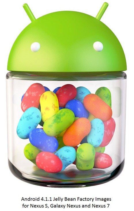 Jelly Bean Factory Images For Nexus S, GNexus, Nexus 7