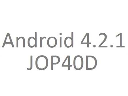 Android 4.2.1 Update JPO40D