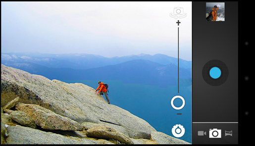 Android Ice Cream Sandwich Camera
