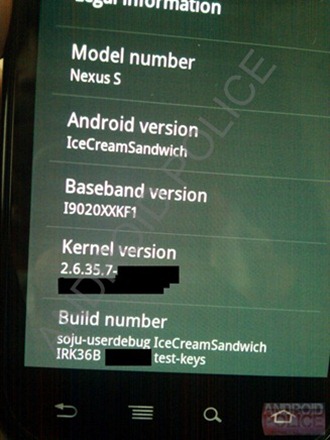 Android Ice Cream Sandwich OS First Look Leaked