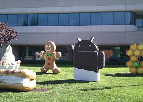 Android Ice Cream Sandwich Statue