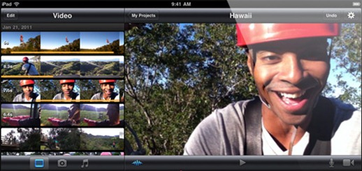 iMovie App For iPad 2