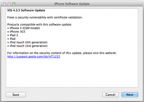 Apple iOS 4.3.5 Now Available For iPhone, iPad; iOS 4.2.10 For Verizon iPhone