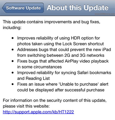 Apple iOS 5.1.1 for iPhone, iPad and iPod touch