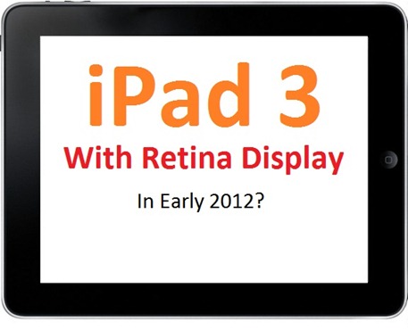 Apple iPad 3 In Early 2012