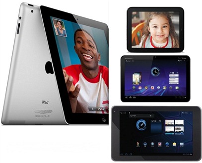 Apple iPad2 vs. HP TouchPad vs. Xoom vs. LG G-Slate