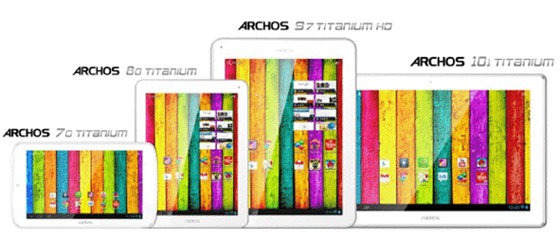 Archos 70/80/101/97 HD Titanium Tablets 