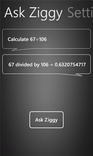 Ask Ziggy For Windows Phone