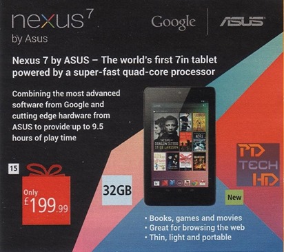 Nexus 7 32GB Poster