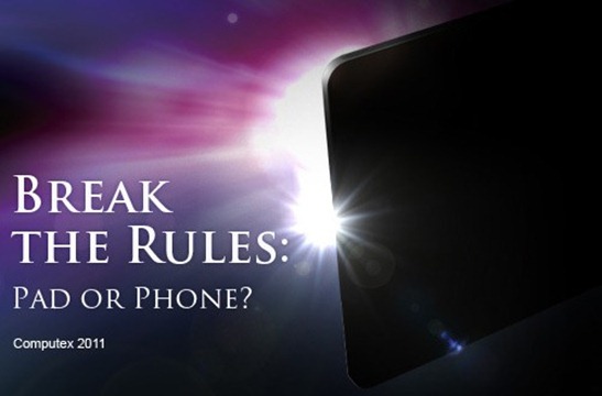 Asus's New Slogan - Pad Or Phone?