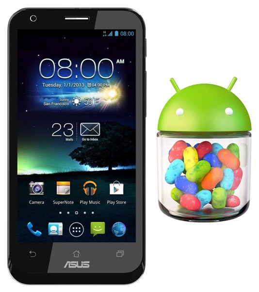 Jelly Bean for Asus Padfone 2 in November