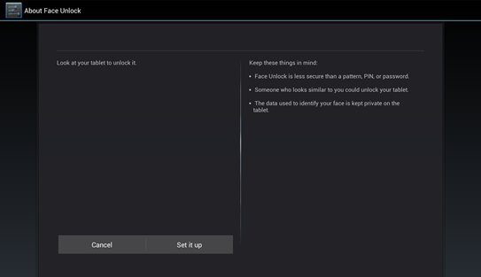 Asus Transformer Pad Infinity Gets Face Unlock (v9.4.5.30)