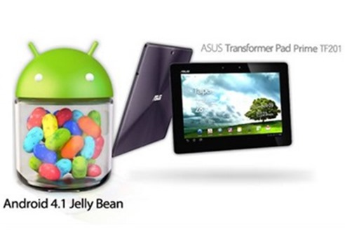 Asus Transformer Prime Android 4.1 Jelly Bean Update